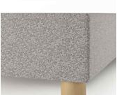 Sommier Tapissier Cosmos Deco Ashgrey - 140x190 cm