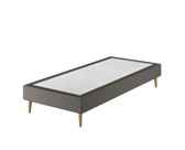 Sommier Tapissier Calla Deco Gris - 120x190 cm