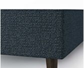 Sommier Tapissier Calla Deco Bleu - 90x200 cm