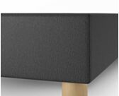 Sommier Tapissier Calla Deco Noir - 140x200 cm