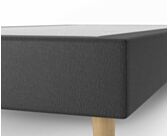 Sommier Tapissier Cirse Deco Noir - 180x200 cm