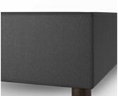 Sommier Tapissier Cronos Noir - 140x200 cm