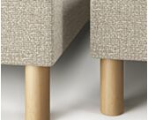 Ensemble Jungle  / Calla déco Beige - 90x200 cm