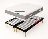 Matelas mousse HR + Sommier flex max fixe