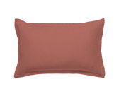 Taie d'oreiller Coton Terracotta - 50x70 cm