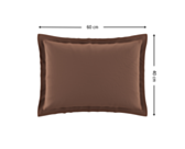 Taie d'oreiller Coton Taupe - 40x60 cm