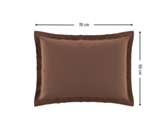 Taie d'oreiller Coton Taupe - 50x70 cm