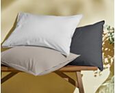 Taie d'oreiller percale Blanc - 50x70 cm