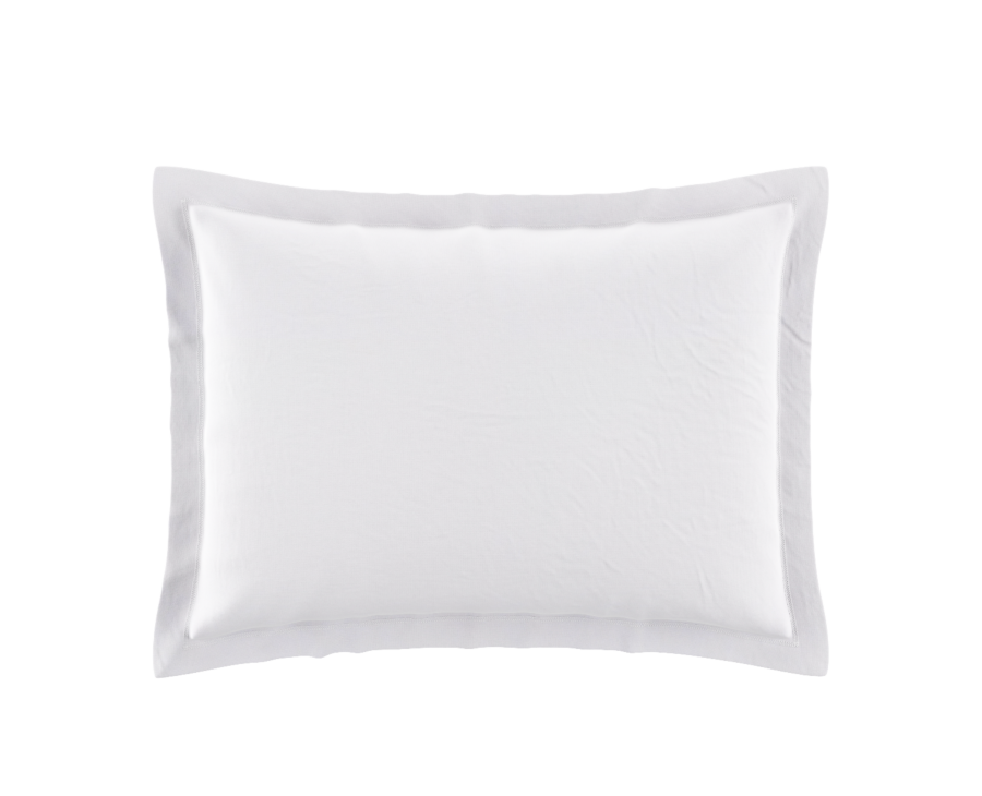 Taie d oreiller rectangulaire 50x70 cm 100% Coton - Blanc