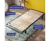Sommier 20 lattes - 80x200 cm