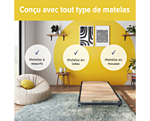 Sommier 20 lattes - 80x200 cm