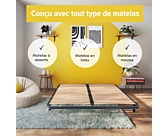 Sommier 20 lattes - 140x200 cm