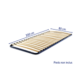 Sommier 20 lattes - 80x200 cm