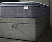 Lit Coffre Cassia Gris - 160x200 cm