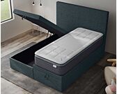 Lit Coffre Cassia Bleu - 90x190 cm