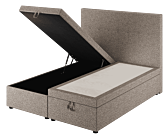 Lit Coffre Cassia Taupe - 180x200 cm
