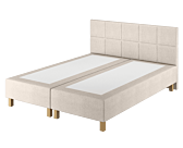 Boxspring Dayton Merlot Ecru - 90x200 cm