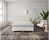 Boxspring Dayton Merlot Ecru - 90x200 cm