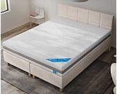Boxspring Dayton Merlot Ecru - 90x200 cm