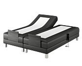 Boxspring Eton Electrique Cabernet Noir - 90x190 cm