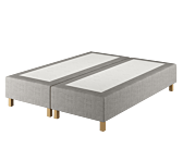 Boxspring Forbes Merlot Gris - 90x200 cm