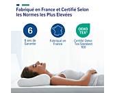 Oreiller Memo Vegetal Ergonomique - 40x60 cm