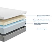 Matelas mousse 
Mousse haute résilience 
Matelas 90x190 cm 