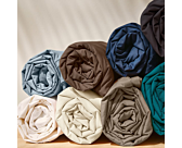 Drap-housse Coton Zinc Bonnet 25 - 200x200 cm