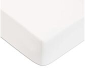 Drap-housse Percale Blanc Bonnet 35 - 180x200 cm