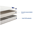 Matelas mousse hybride Ergotech 90x200