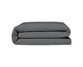 Housse de couette Percale Gris Foncé - 240x260 cm