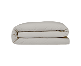 Housse de couette Percale Gris Clair - 240x260 cm