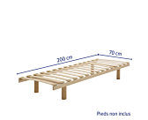 Sommier à lattes Flex Eco - 70x200 cm