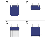 Enfile Couette HOPOLI - porte standard 