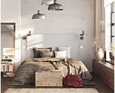 Tête de lit Kahaia Page Ashgrey 180 - H100 cm