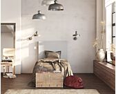 Tête de lit Kahaia Page Ashgrey 90 - H120 cm