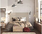 Tête de lit Kahaia Nika Beige 140 - H120 cm