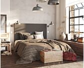 Tête de lit Kahaia Page Grey 140 - H120 cm