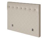 Tête de lit Kalmia Beige 140 - H120 cm