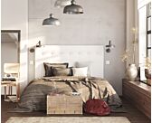 Tête de lit Kalmia Boucle Blanc 200 - H100 cm