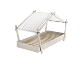 Lit Enfant Lodge - 90x200 cm