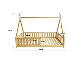 Lit tipi sacha 90x190 cm 
lit cabane 
Lit enfant 
Lit bébé 