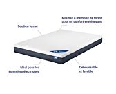 Matelas mousse à mémoire de forme Memoryech 160x200 cm 