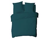 Taie d'oreiller Coton Pétrole - 50x70 cm