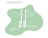 Enfile Couette HOPOLI - porte standard 