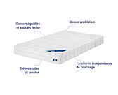 Matelas ressorts ensachés Sensospring 140x200 cm 