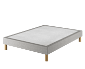 Sommier Tapissier Cosmos Deco Ashgrey - 140x190 cm