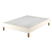 Sommier Cosmos Deco Boucle Blanc - 160x200 cm