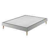 Sommier Tapissier Cirse Deco Ashgrey - 180x200 cm