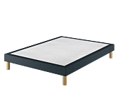 Sommier Tapissier Cirse Deco Bleu - 160x200 cm